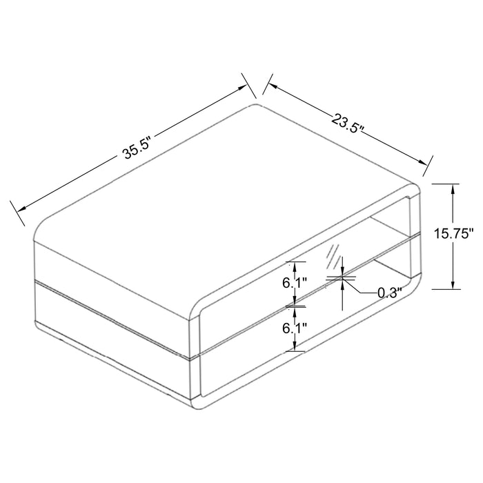 Elana Coffee Table Sets - U&U Home Budget Furniture (Carteret, NJ)