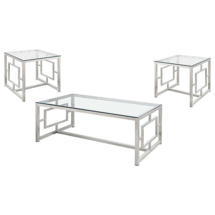 Merced Coffee Table Sets - U&U Home Budget Furniture (Carteret, NJ)