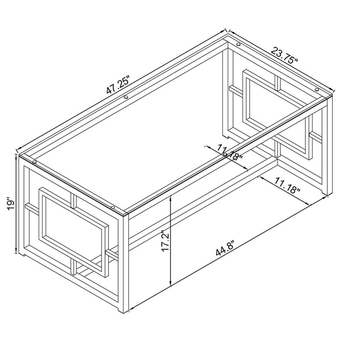 Merced Coffee Table Sets - U&U Home Budget Furniture (Carteret, NJ)