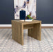Lynette Square Engineered Wood End Table Mango - U&U Home Budget Furniture (Carteret, NJ)