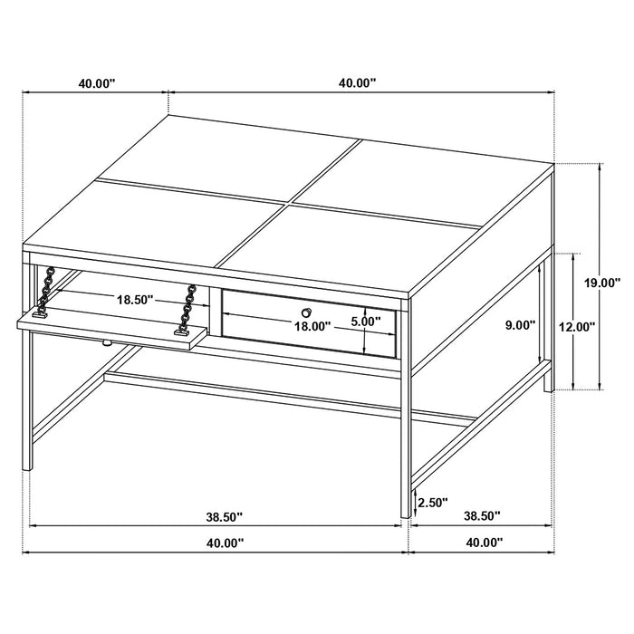 Stephie Coffee Table Sets - U&U Home Budget Furniture (Carteret, NJ)