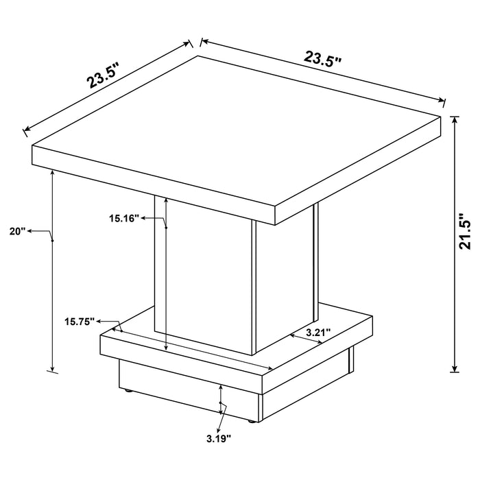 Reston Coffee Table Sets - U&U Home Budget Furniture (Carteret, NJ)