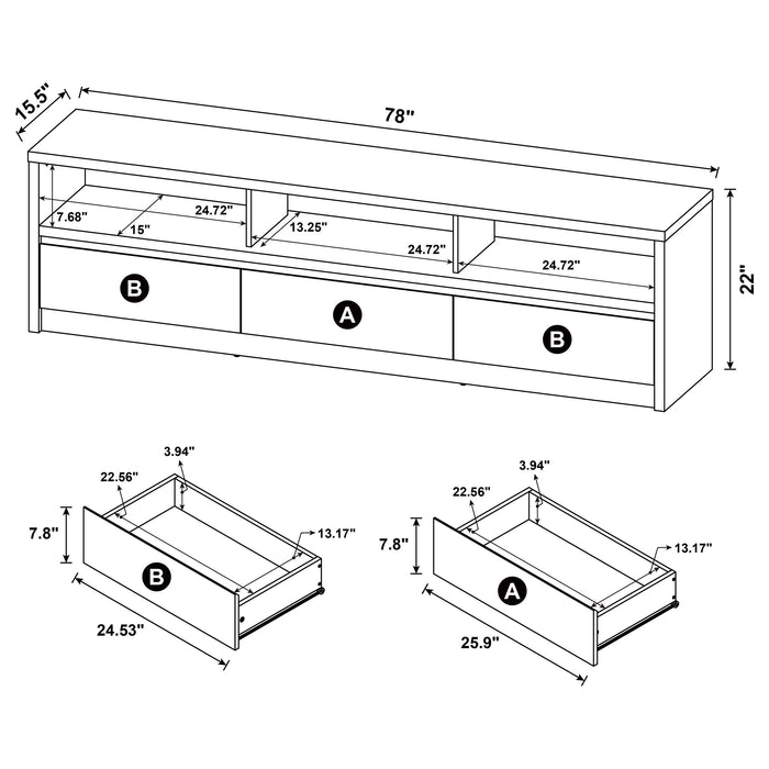 Rutland TV Stands - U&U Home Budget Furniture (Carteret, NJ)