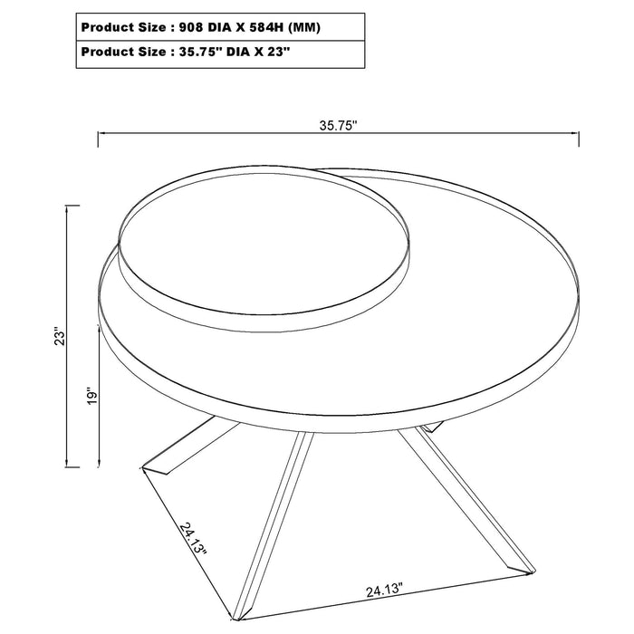 Briggs Coffee Tables - U&U Home Budget Furniture (Carteret, NJ)