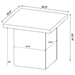Max End & Side Tables - U&U Home Budget Furniture (Carteret, NJ)