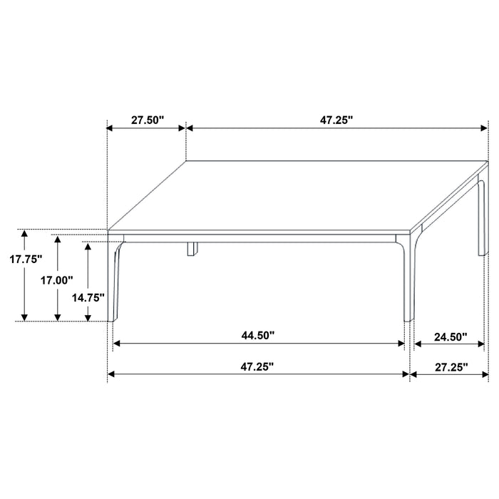 Polaris Coffee Table - U&U Home Budget Furniture (Carteret, NJ)