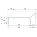 Polaris Coffee Table - U&U Home Budget Furniture (Carteret, NJ)