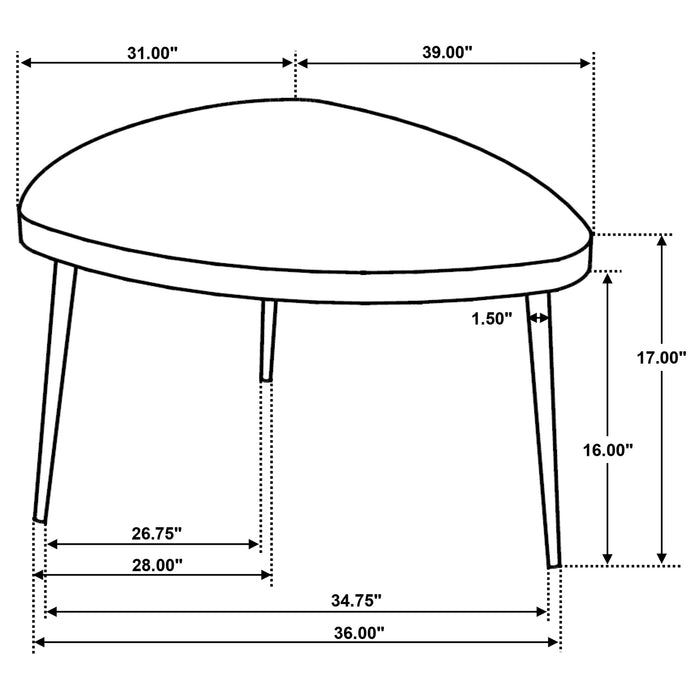 Odessa Coffee Table Sets - U&U Home Budget Furniture (Carteret, NJ)