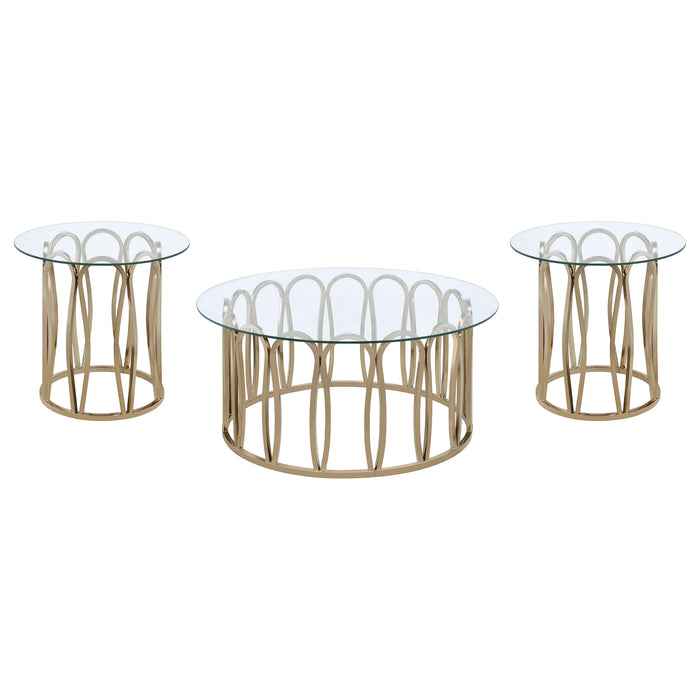 Monett Coffee Table Sets - U&U Home Budget Furniture (Carteret, NJ)