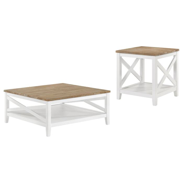 Hollis Coffee Table Sets - U&U Home Budget Furniture (Carteret, NJ)