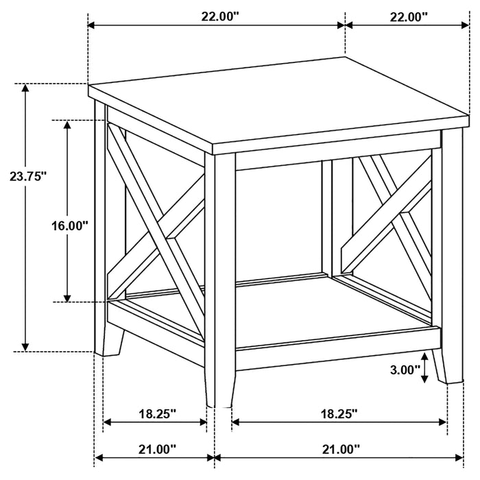 Hollis Coffee Table Sets - U&U Home Budget Furniture (Carteret, NJ)