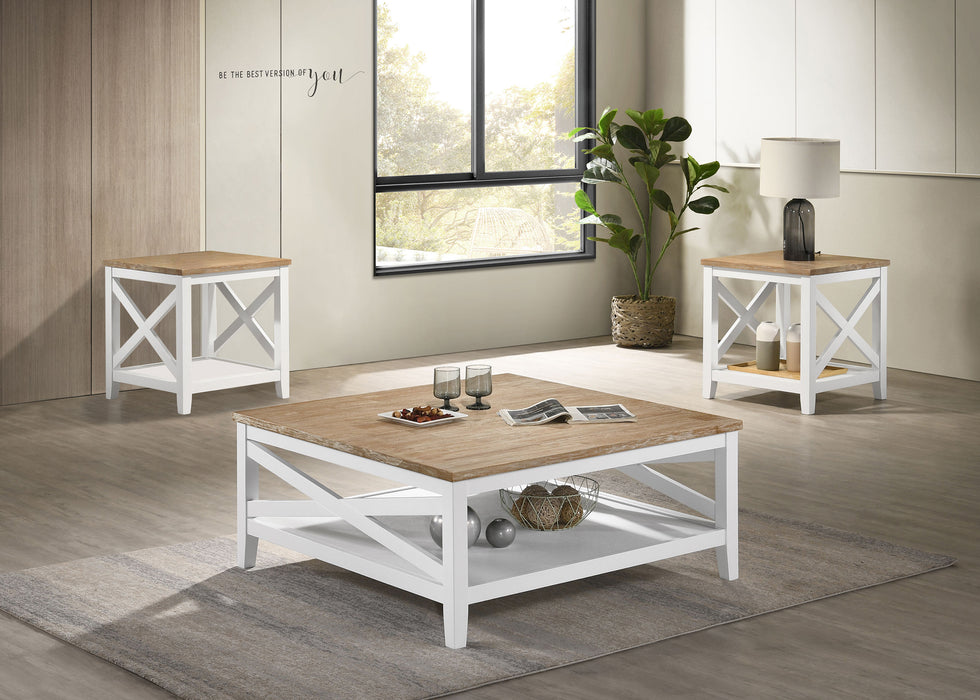 Hollis Coffee Table Sets - U&U Home Budget Furniture (Carteret, NJ)