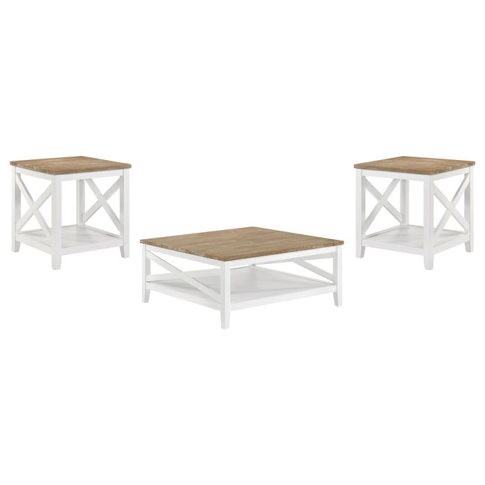 Hollis Coffee Table Sets - U&U Home Budget Furniture (Carteret, NJ)