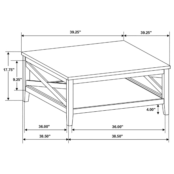 Hollis Coffee Table Sets - U&U Home Budget Furniture (Carteret, NJ)