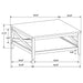 Hollis Coffee Table Sets - U&U Home Budget Furniture (Carteret, NJ)