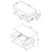 Marcia Coffee Table Sets - U&U Home Budget Furniture (Carteret, NJ)