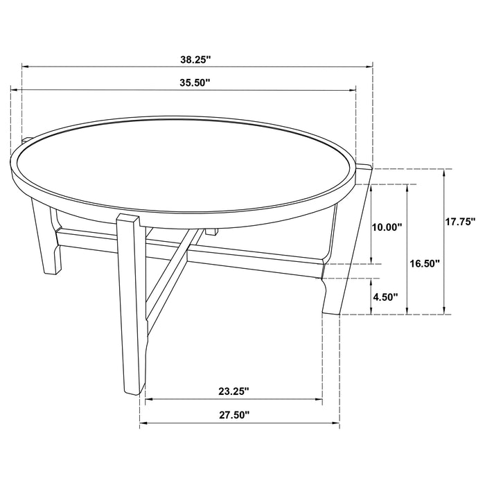 Cota Coffee Table - U&U Home Budget Furniture (Carteret, NJ)