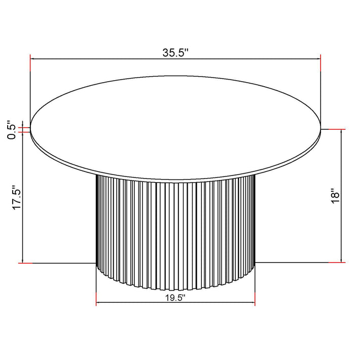 Rowena Coffee Table - U&U Home Budget Furniture (Carteret, NJ)