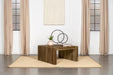 Odilia Square Solid Wood Coffee Table Auburn - U&U Home Budget Furniture (Carteret, NJ)