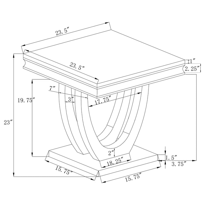 Kerwin Coffee Table Sets - U&U Home Budget Furniture (Carteret, NJ)