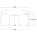 Cordova Coffee Table Sets - U&U Home Budget Furniture (Carteret, NJ)