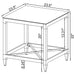 Lindley End & Side Table - U&U Home Budget Furniture (Carteret, NJ)