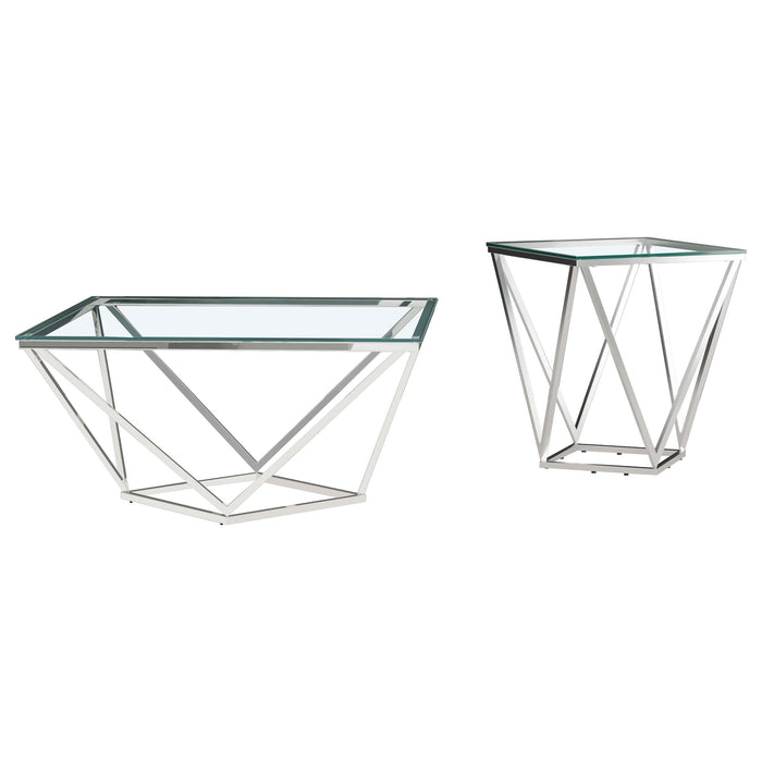 Brittania Coffee Table Sets - U&U Home Budget Furniture (Carteret, NJ)