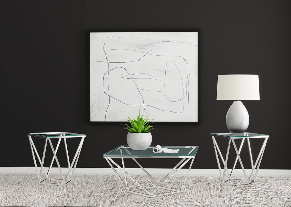 Brittania Coffee Table Sets - U&U Home Budget Furniture (Carteret, NJ)
