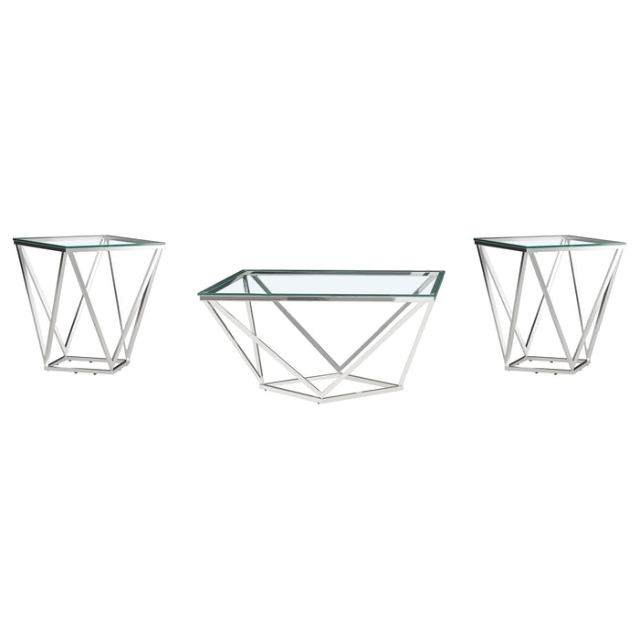 Brittania Coffee Table Sets - U&U Home Budget Furniture (Carteret, NJ)