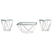 Brittania Coffee Table Sets - U&U Home Budget Furniture (Carteret, NJ)