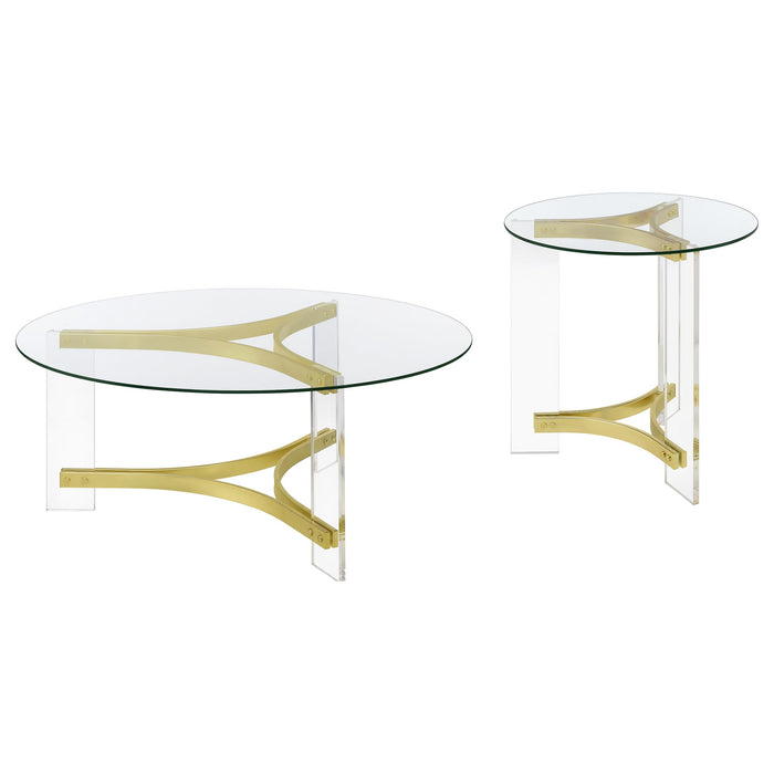 Janessa Coffee Table Sets - U&U Home Budget Furniture (Carteret, NJ)