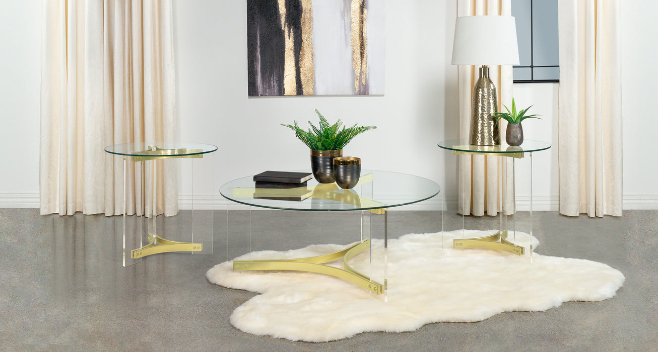Janessa Coffee Table Sets - U&U Home Budget Furniture (Carteret, NJ)