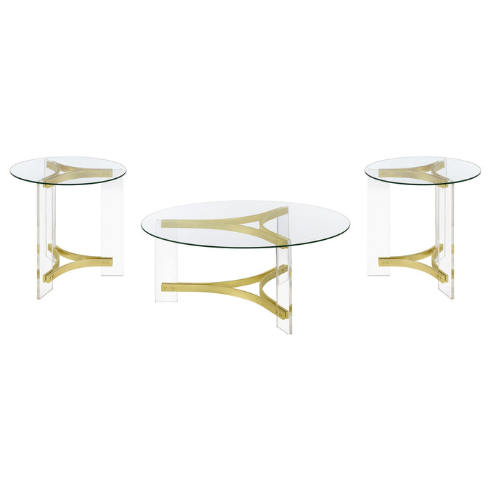 Janessa Coffee Table Sets - U&U Home Budget Furniture (Carteret, NJ)