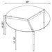 Rosalie Coffee Table - U&U Home Budget Furniture (Carteret, NJ)