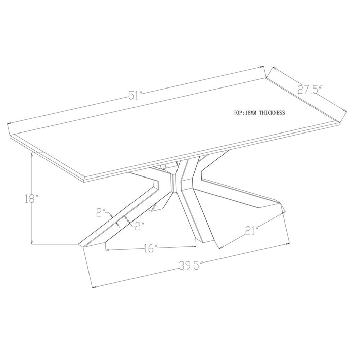 Visalia Coffee Table Sets - U&U Home Budget Furniture (Carteret, NJ)
