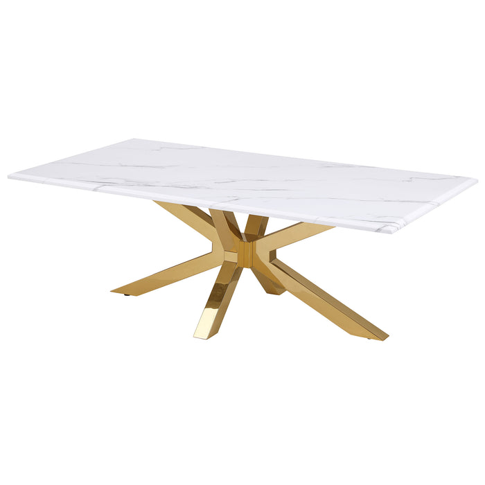 Visalia Coffee Table - U&U Home Budget Furniture (Carteret, NJ)