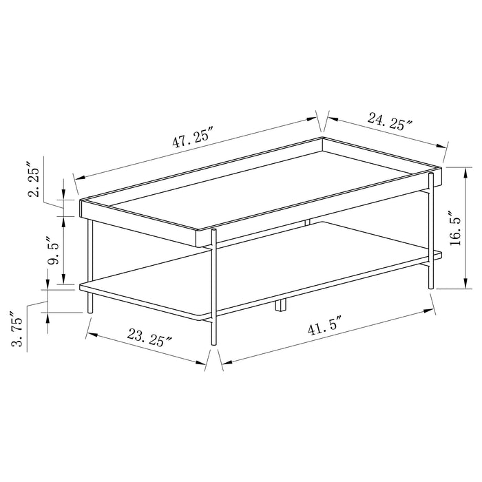 Fallon Coffee Table Sets - U&U Home Budget Furniture (Carteret, NJ)