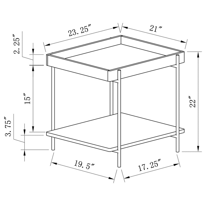 Fallon Coffee Table Sets - U&U Home Budget Furniture (Carteret, NJ)
