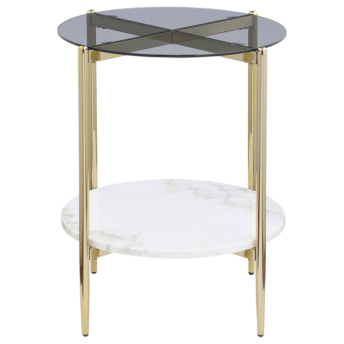 Jonelle End & Side Table - U&U Home Budget Furniture (Carteret, NJ)