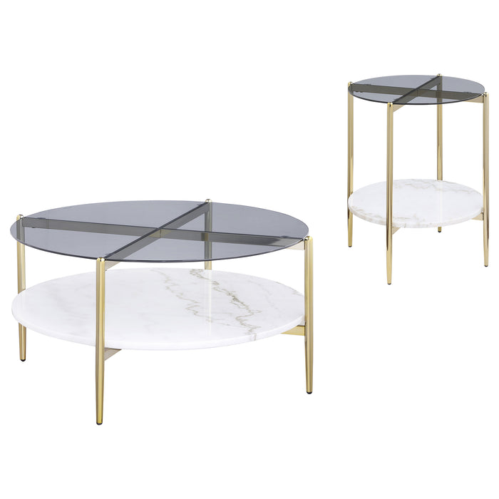 Jonelle Coffee Table Sets - U&U Home Budget Furniture (Carteret, NJ)
