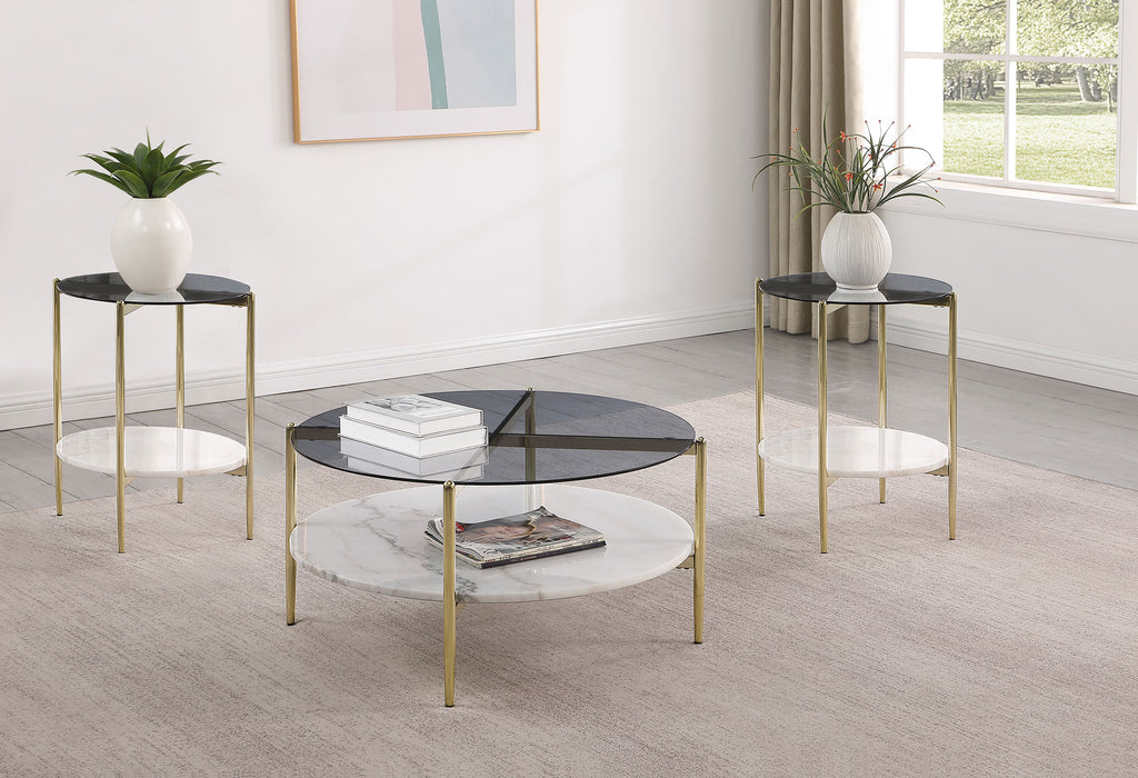 Jonelle Coffee Table Sets - U&U Home Budget Furniture (Carteret, NJ)
