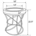 Elise End & Side Table - U&U Home Budget Furniture (Carteret, NJ)