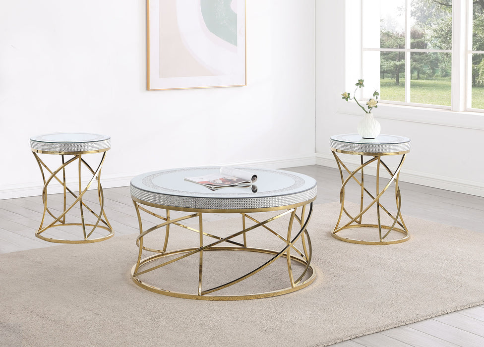 Elise Coffee Table Sets - U&U Home Budget Furniture (Carteret, NJ)