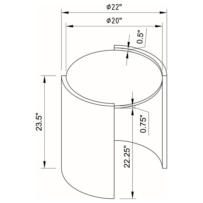 Gladstone End & Side Tables - U&U Home Budget Furniture (Carteret, NJ)
