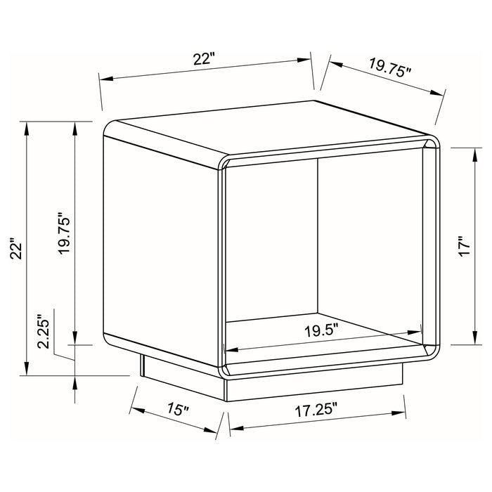 Paseo End & Side Tables - U&U Home Budget Furniture (Carteret, NJ)