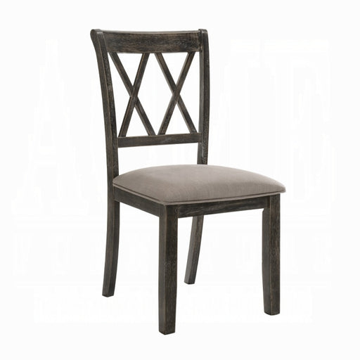 Claudia II Side Chair Set-2 - U&U Home Budget Furniture (Carteret, NJ)