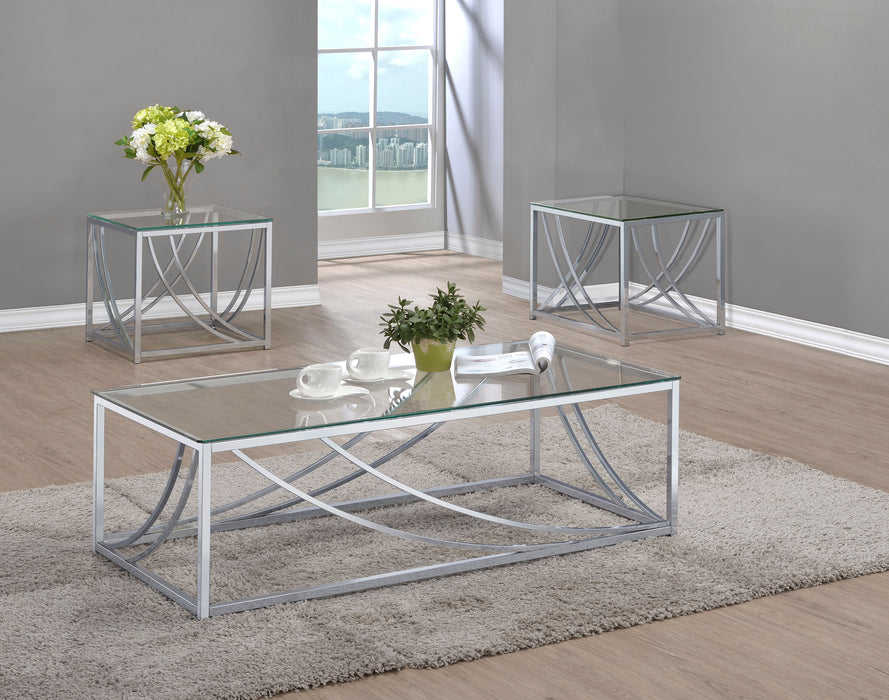 Lille Coffee Table Set - U&U Home Budget Furniture (Carteret, NJ)