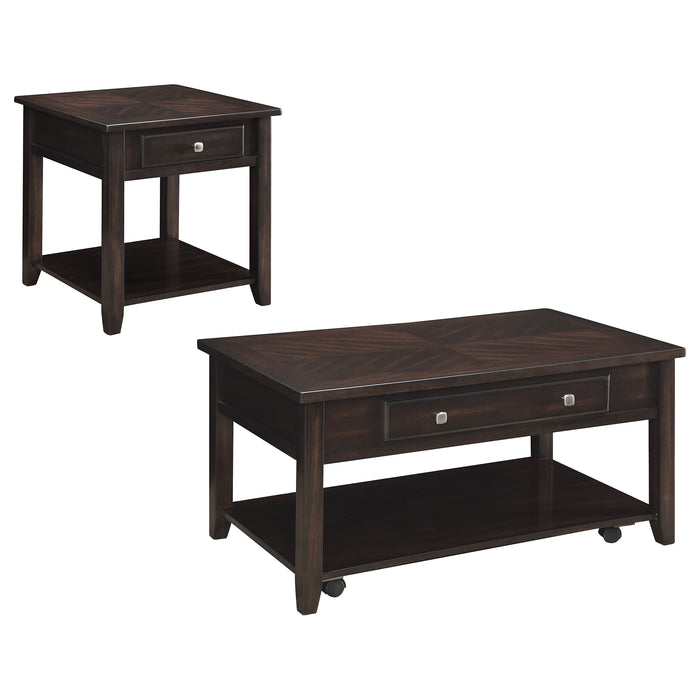 Bradford Coffee Table Sets - U&U Home Budget Furniture (Carteret, NJ)