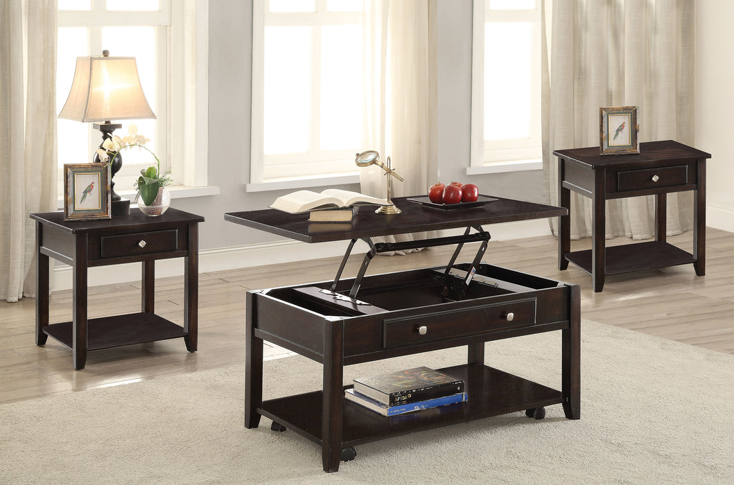 Bradford Coffee Table Sets - U&U Home Budget Furniture (Carteret, NJ)
