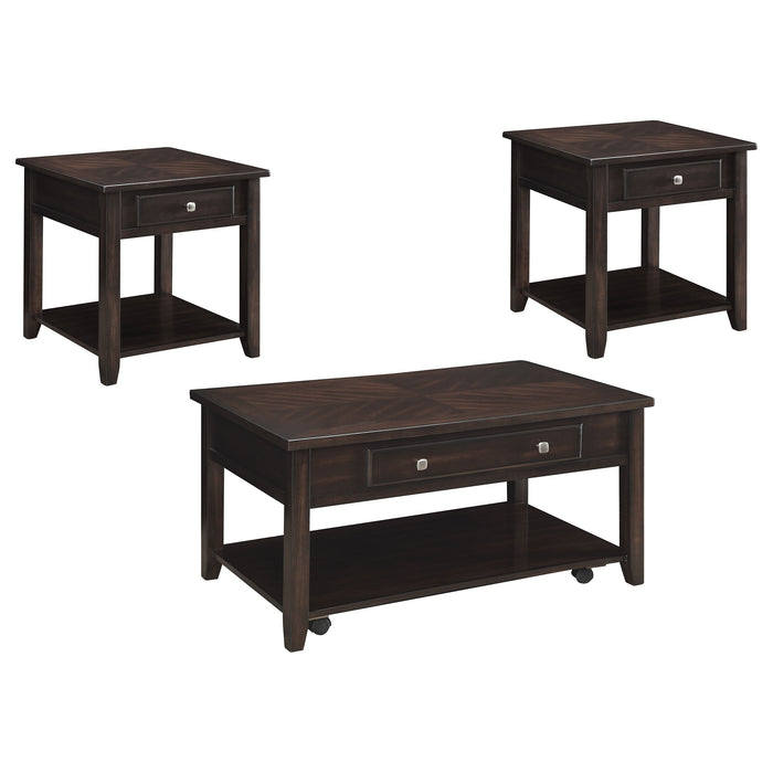 Bradford Coffee Table Sets - U&U Home Budget Furniture (Carteret, NJ)